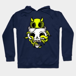 demon in the skull Hoodie